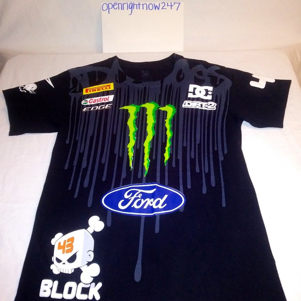 DC SHOES MONSTER ENERGY FORD DIRT PROMO TEE #10